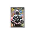 Picture of Retro Spaceman Poster _GroupedProduct_Rectangle_Portrait_Canvas_Framed_