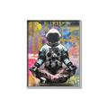 Picture of Retro Spaceman Poster _GroupedProduct_Rectangle_Portrait_Canvas_Framed_