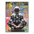 Picture of Retro Spaceman Poster _GroupedProduct_Rectangle_Portrait_Canvas_Framed_