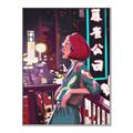 Picture of Girl in Japan _GroupedProduct_Rectangle_Portrait_Canvas_Framed_