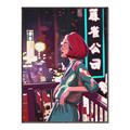 Picture of Girl in Japan _GroupedProduct_Rectangle_Portrait_Canvas_Framed_
