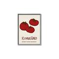 Picture of Food Art - Tomatoes Rome Food Market _GroupedProduct_Rectangle_Portrait_Canvas_Framed_