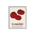 Picture of Food Art - Tomatoes Rome Food Market _GroupedProduct_Rectangle_Portrait_Canvas_Framed_