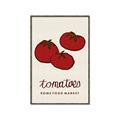 Picture of Food Art - Tomatoes Rome Food Market _GroupedProduct_Rectangle_Portrait_Canvas_Framed_