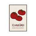 Picture of Food Art - Tomatoes Rome Food Market _GroupedProduct_Rectangle_Portrait_Canvas_Framed_