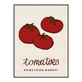Picture of Food Art - Tomatoes Rome Food Market _GroupedProduct_Rectangle_Portrait_Canvas_Framed_