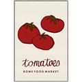Picture of Food Art - Tomatoes Rome Food Market _GroupedProduct_Rectangle_Portrait_Canvas_Framed_