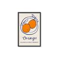 Picture of Food Art - Oranges Valencia Fruit Market _GroupedProduct_Rectangle_Portrait_Canvas_Framed_