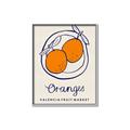 Picture of Food Art - Oranges Valencia Fruit Market _GroupedProduct_Rectangle_Portrait_Canvas_Framed_