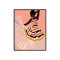 Picture of Dancer & Flourish Poster _GroupedProduct_Rectangle_Portrait_Canvas_Framed_