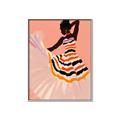 Picture of Dancer & Flourish Poster _GroupedProduct_Rectangle_Portrait_Canvas_Framed_
