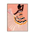 Picture of Dancer & Flourish Poster _GroupedProduct_Rectangle_Portrait_Canvas_Framed_