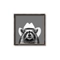 Picture of Wyatt The Cowboy Raccoon _GroupedProduct_Square_Canvas_Framed_