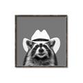 Picture of Wyatt The Cowboy Raccoon _GroupedProduct_Square_Canvas_Framed_