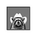 Picture of Wyatt The Cowboy Raccoon _GroupedProduct_Square_Canvas_Framed_