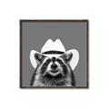 Picture of Wyatt The Cowboy Raccoon _GroupedProduct_Square_Canvas_Framed_