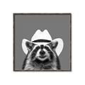 Picture of Wyatt The Cowboy Raccoon _GroupedProduct_Square_Canvas_Framed_