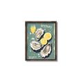 Picture of Oysters Poster _GroupedProduct_Rectangle_Portrait_Canvas_Framed_