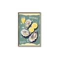 Picture of Oysters Poster _GroupedProduct_Rectangle_Portrait_Canvas_Framed_