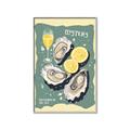 Picture of Oysters Poster _GroupedProduct_Rectangle_Portrait_Canvas_Framed_