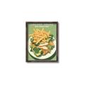 Picture of Caesar Salad Poster _GroupedProduct_Rectangle_Portrait_Canvas_Framed_
