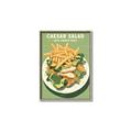 Picture of Caesar Salad Poster _GroupedProduct_Rectangle_Portrait_Canvas_Framed_