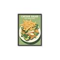 Picture of Caesar Salad Poster _GroupedProduct_Rectangle_Portrait_Canvas_Framed_