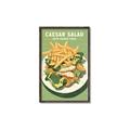 Picture of Caesar Salad Poster _GroupedProduct_Rectangle_Portrait_Canvas_Framed_
