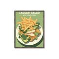 Picture of Caesar Salad Poster _GroupedProduct_Rectangle_Portrait_Canvas_Framed_