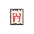 Picture of You are My Lobster Poster _GroupedProduct_Rectangle_Portrait_Canvas_Framed_