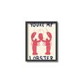 Picture of You are My Lobster Poster _GroupedProduct_Rectangle_Portrait_Canvas_Framed_