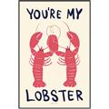 Picture of You are My Lobster Poster _GroupedProduct_Rectangle_Portrait_Canvas_Framed_