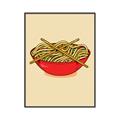 Picture of China Noodles _GroupedProduct_Rectangle_Portrait_Canvas_Framed_
