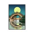 Picture of Japanese Bridge _GroupedProduct_Rectangle_Portrait_Canvas_Framed_
