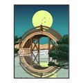 Picture of Japanese Bridge _GroupedProduct_Rectangle_Portrait_Canvas_Framed_