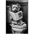 Picture of Potty Pooch _GroupedProduct_Rectangle_Portrait_Canvas_Framed_