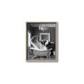 Picture of Joyful Elephant Bath Time _GroupedProduct_Rectangle_Portrait_Canvas_Framed_