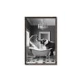 Picture of Joyful Elephant Bath Time _GroupedProduct_Rectangle_Portrait_Canvas_Framed_