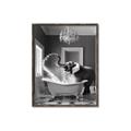 Picture of Joyful Elephant Bath Time _GroupedProduct_Rectangle_Portrait_Canvas_Framed_