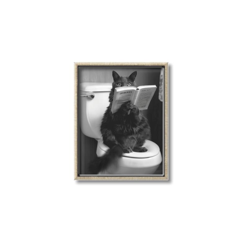 Picture of Kitty Cat Throne Room _GroupedProduct_Rectangle_Portrait_Canvas_Framed_