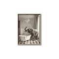 Picture of Luxuary Elephant _GroupedProduct_Rectangle_Portrait_Canvas_Framed_