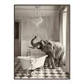 Picture of Luxuary Elephant _GroupedProduct_Rectangle_Portrait_Canvas_Framed_