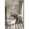 Picture of Luxuary Elephant _GroupedProduct_Rectangle_Portrait_Canvas_Framed_