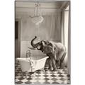 Picture of Luxuary Elephant _GroupedProduct_Rectangle_Portrait_Canvas_Framed_