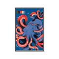 Picture of Tentacle Whirl Poster _GroupedProduct_Rectangle_Portrait_Canvas_Framed_