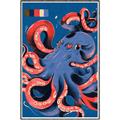 Picture of Tentacle Whirl Poster _GroupedProduct_Rectangle_Portrait_Canvas_Framed_