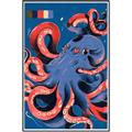 Picture of Tentacle Whirl Poster _GroupedProduct_Rectangle_Portrait_Canvas_Framed_