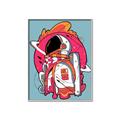 Picture of Space Explorer Poster _GroupedProduct_Rectangle_Portrait_Canvas_Framed_