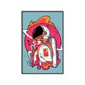 Picture of Space Explorer Poster _GroupedProduct_Rectangle_Portrait_Canvas_Framed_