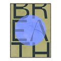 Picture of Breath Typography Poster _GroupedProduct_Rectangle_Portrait_Canvas_Framed_
